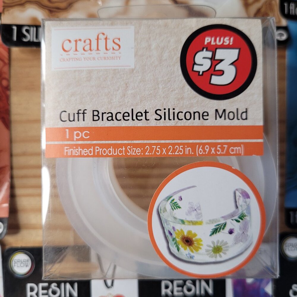 Resin Bracelet and Keychain Crafting Kit Epoxy Resin Hardener Pigment Ink Molds - Picture 6 of 10